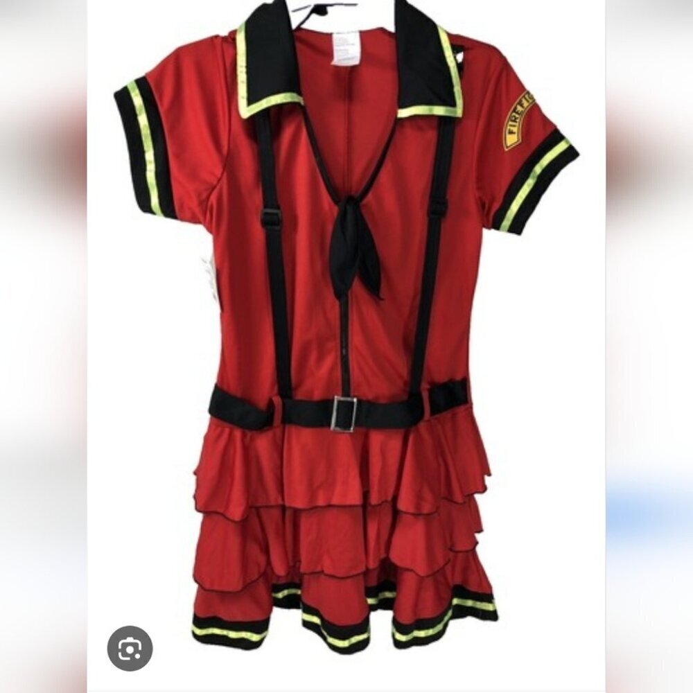 Woman's 3 Piece Firefighter Costume - Size M NWT